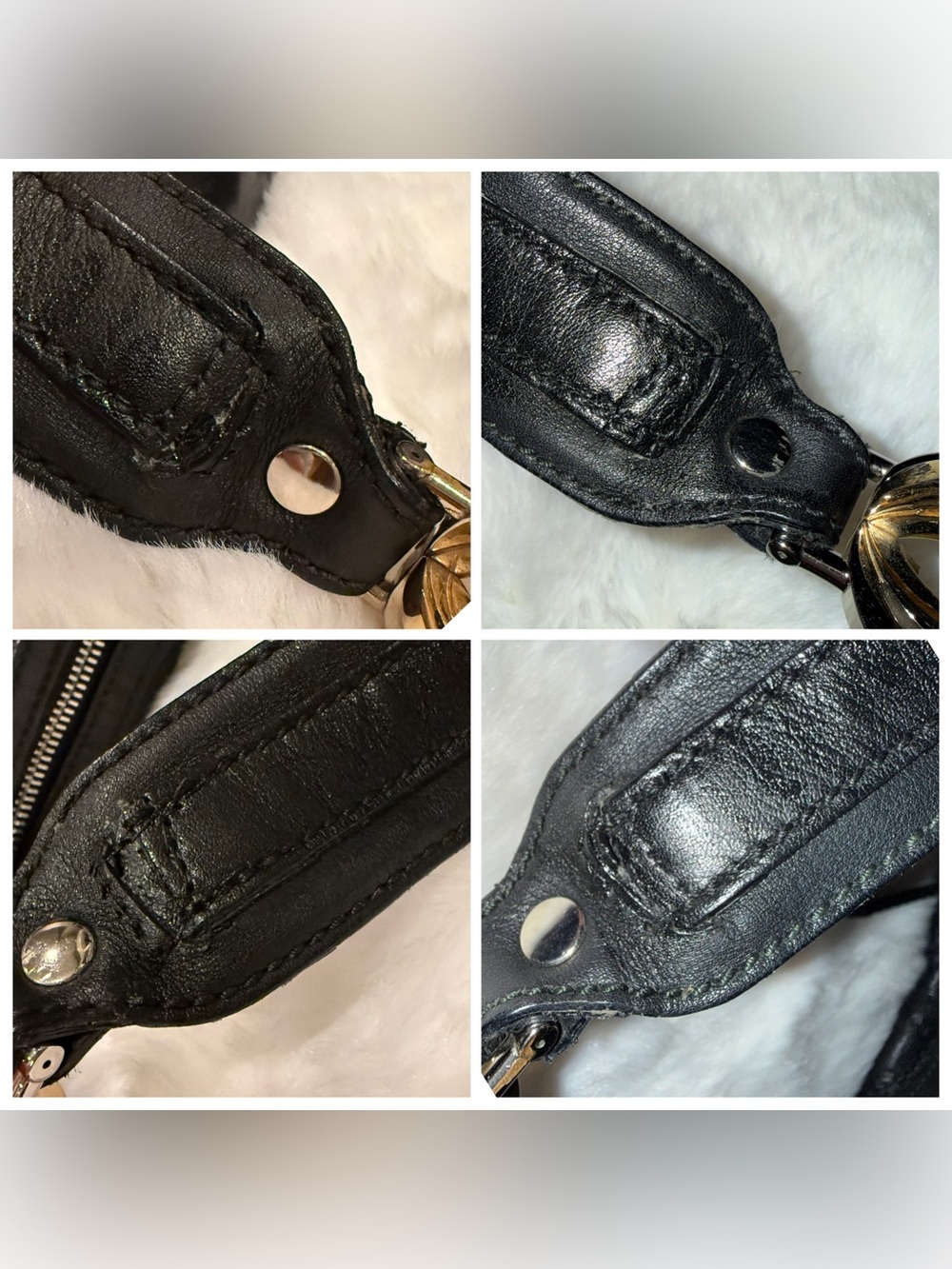 Gucci Black Embossed Leather GG Twins Hobo Bag - Picture 16 of 16